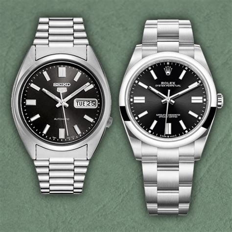 watches with rolex or seiko